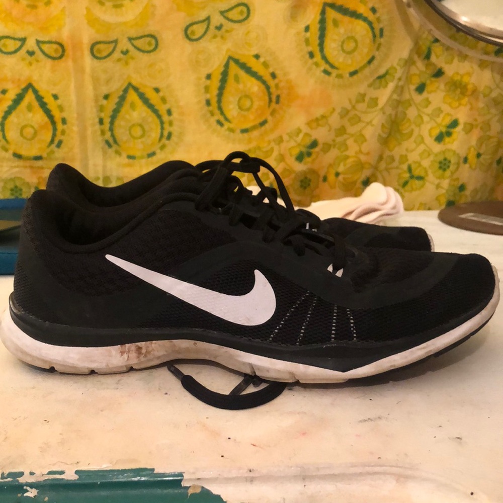 Black Nike sneakers